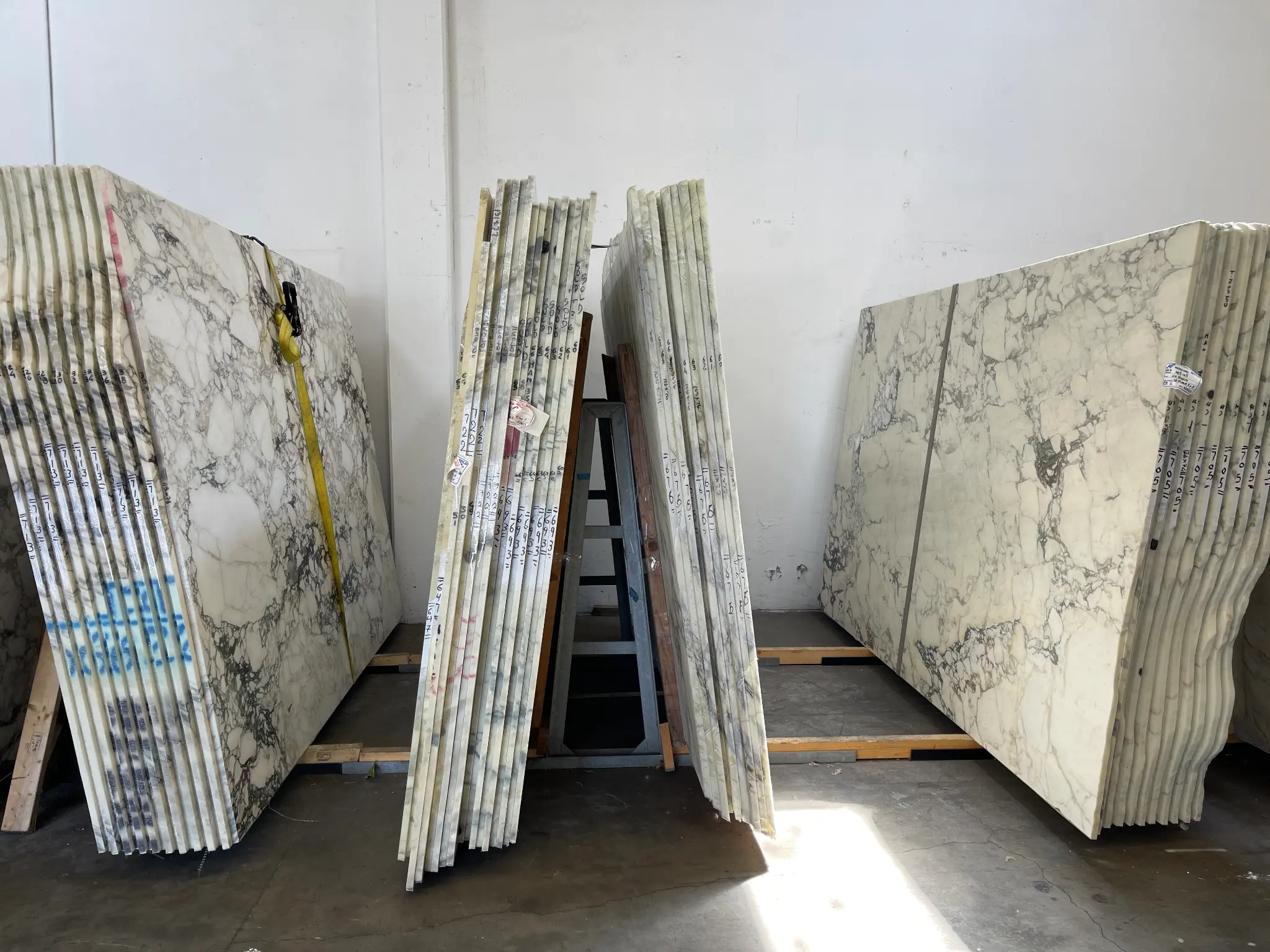Marble tile samples