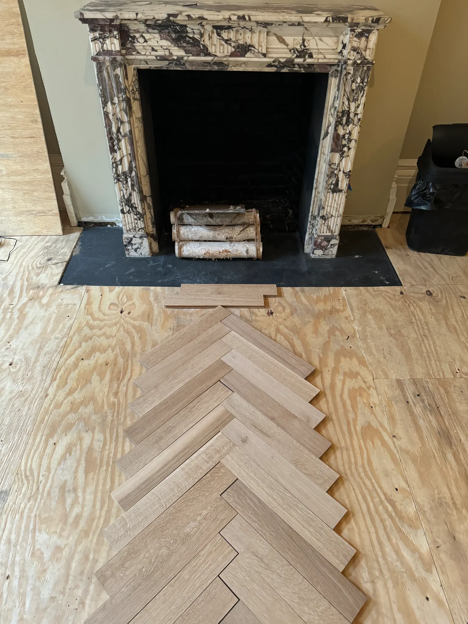 Historic fireplace restoration